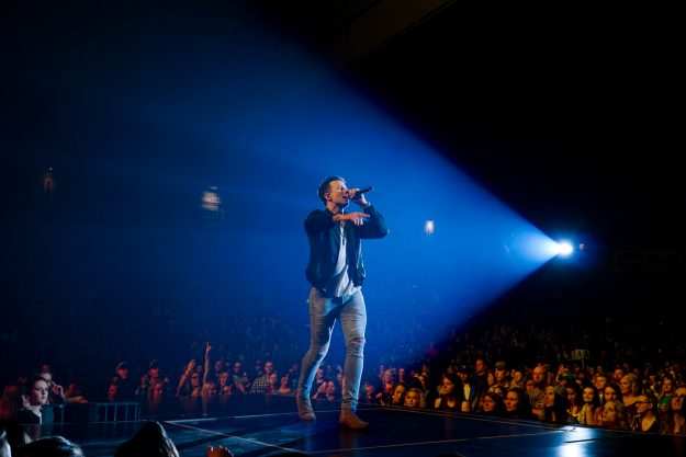 Russell Dickerson Blue Tacoma