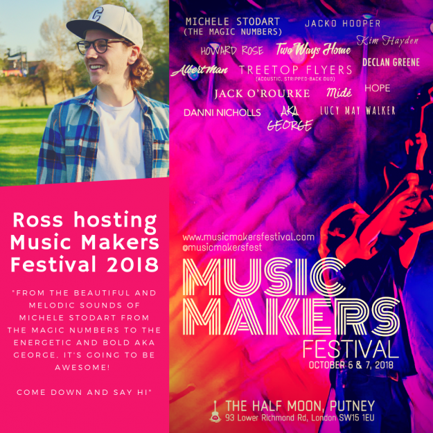 Ross hosting the Music Makers Festival